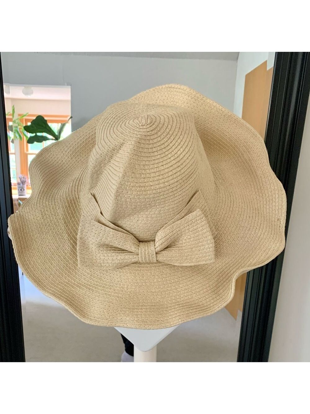 Wide Brimmed Bow Hat